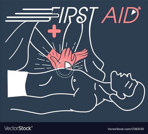 Concept Of The First Aid Royalty Free Vector Image