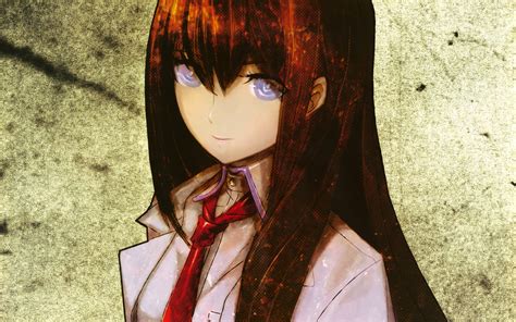 Redhead Blue Eyes Long Hair Looking At Viewer Steinsgate Makise Kurisu Anime Girls Anime