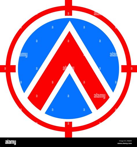 Initial Letter A Target Logo Stock Vector Image And Art Alamy