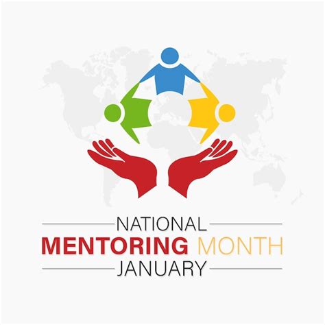 Premium Vector National Mentoring Month Vector Template Empowering