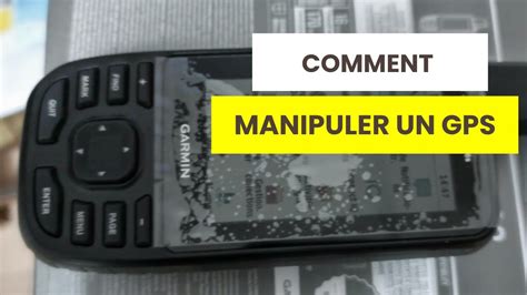 COMMENT UTILISER UN GPS GARMIN YouTube