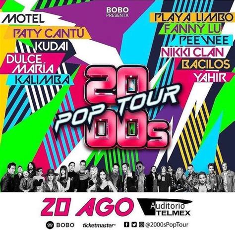 Velada Nostálgica Se Vivirá Con Los 2000´s Pop Tour En Guadalajara