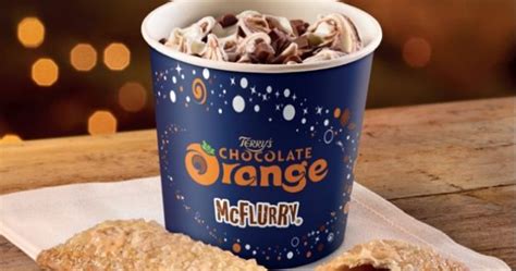 Terry’s Chocolate Orange McFlurry Is The Dopest New McDonald’s Menu ...