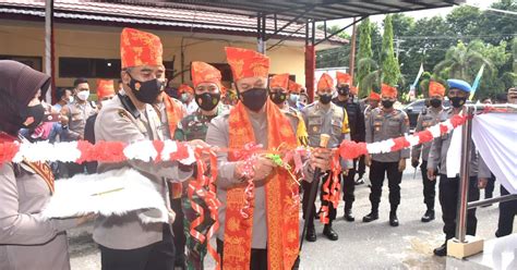 Kapolda Jambi Resmikan Lansung Gedung Spkt Baru Polres Merangin