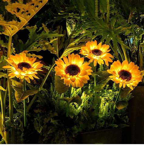 Solar Sunflower Led Light For Your Garden Decoration