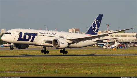 SP LRG LOT Polish Airlines Boeing 787 8 Dreamliner Photo By Andrzej