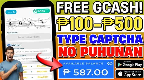 Legit Free Gcash App Kumita Ng Gcash Typing Captcha Walang