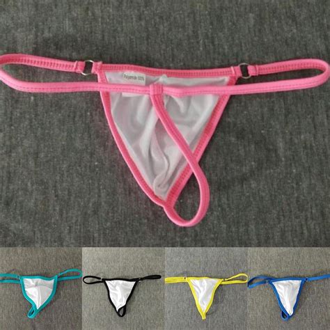 Mens Stretch Thong Underwear G String Bikini Breathable Lightweight Briefs In Stock Shopee