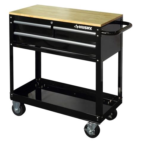 Tool Cart Wood Top F