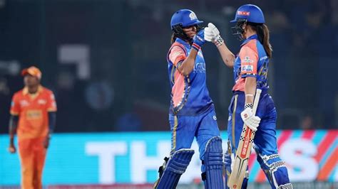 Mi Vs Gg Wpl 2024 Highlights Mumbai Indians Vs Gujarat Giants Womens