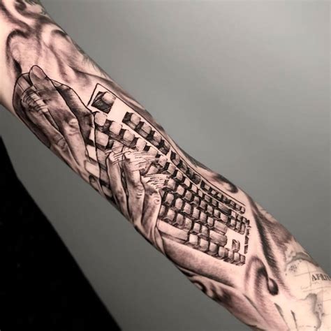 Best Keyboard Tattoo Ideas That Will Blow Your Mind