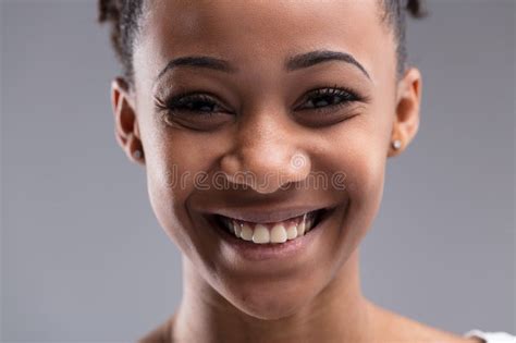 Joyful Spirit Captured With Radiant Genuine Smile Stock Image Image