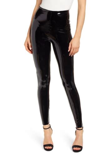 Kelly Dodd S Patent Leather Leggings Big Blonde Hair