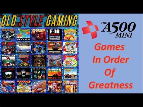Amiga - The A500 Mini Games - In Order Of Greatness - minigamesltc.site