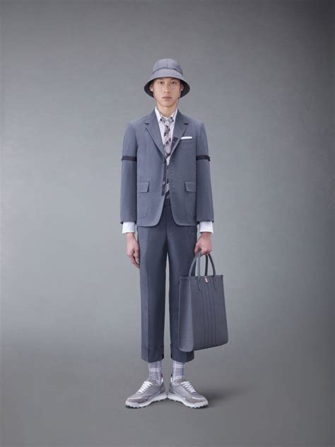 Typewriter Cloth Armband Sport Coat Thom Browne