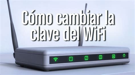 Cómo cambiar la contraseña del WiFi YouTube