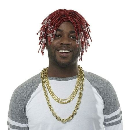 Lil Yachty Wig Red Dreadlocks Hip Hop Rapper Rap Music Braids Dreads Little Boat | Walmart Canada