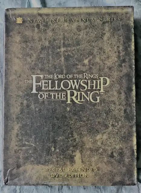 The Fellowship Of The Ring Dvd The Lord Of The Rings Special Extended