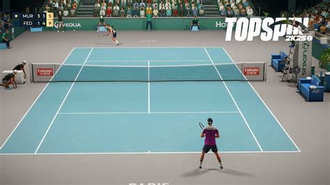 Top Spin K Super Tie Break Roger Federer Vs Andy Murray Paris