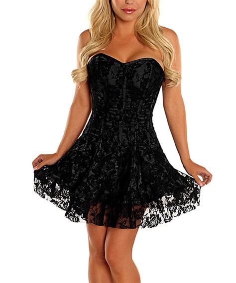 Love This Black Lavish Lace Corset Dress Women And Plus By Daisy Corsets On Zulily