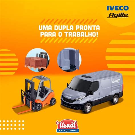 Van Iveco Daily Empilhadeira Usual Brinquedos Em Promo O Na