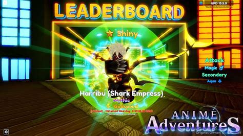 Anime Adventures | Shiny Harribu CHECK DESCRIPTION