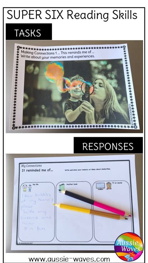 Super Six Reading Comprehension Skills Posters And Task Cards Reading