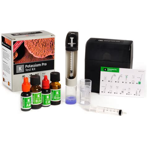 Teste Red Sea Reef Test Kit Potassium Pro K 40 Testes Shopee Brasil