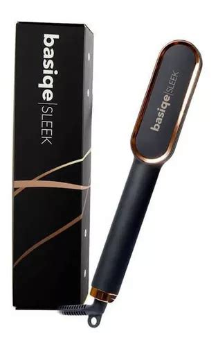 Escova Pente Alisadora Basiqe Sleek Gold Original Parcelamento Sem Juros