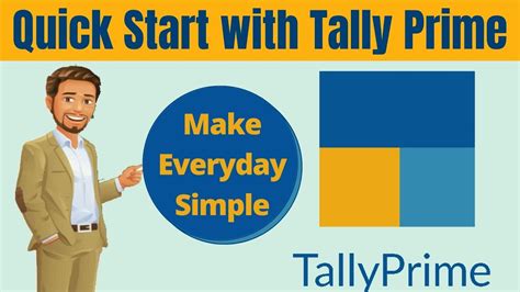 Quick Start Tally Prime Tutorial Youtube