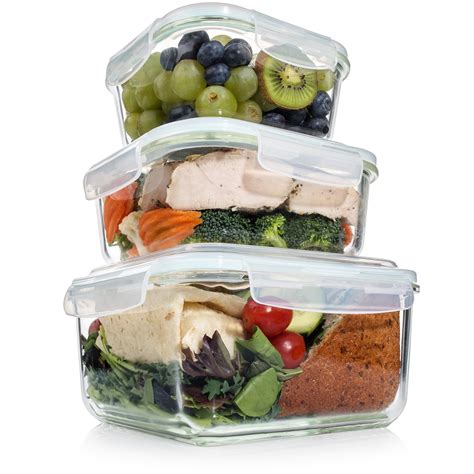 Extra Large Glass Food Storage Containers With Airtight Lid 6 Pc 3