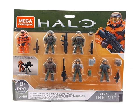 Mega Construx Halo Infinite Unsc Marine Platoon Pack Gxb