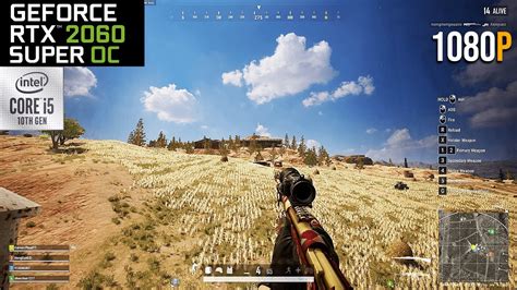 PUBG PC INTENSE BATTLE ROYALE RTX 2060 SUPER I5 10400 HIGH