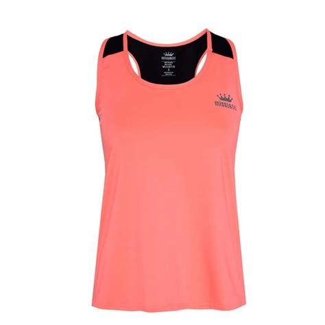 Camiseta P Del Mujer Nadadora Coral Fl Or Espalda Negra Misspadel