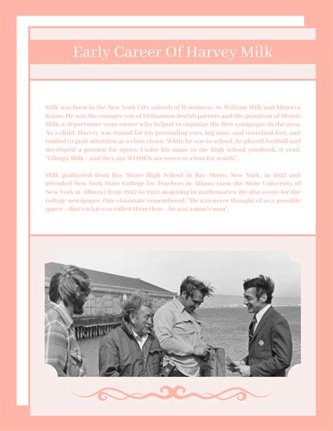 Harvey Milk Biography | Biography Template