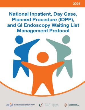 Fillable Online National Inpatient Day Case Planned Procedure Idpp