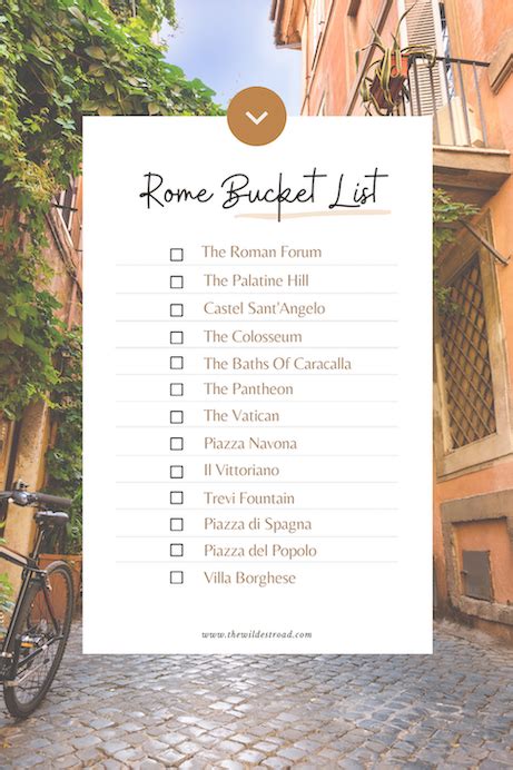 13 Bucket List Must See Sights In Rome First Time Visitor Artofit