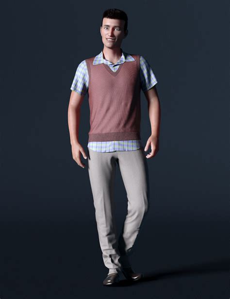 Dforce Semi Casual Outfit For Genesis 8 Male S Daz 3d