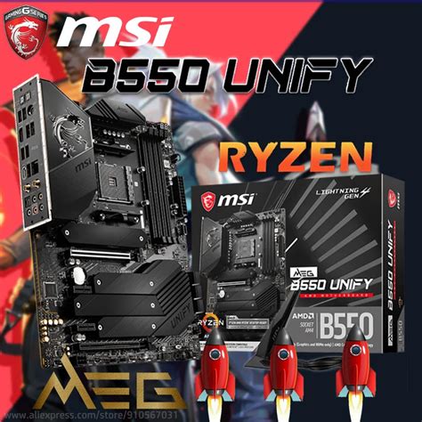 Msi Meg B Placa Base Unify Para Juegos Amd Am Ddr Pcie