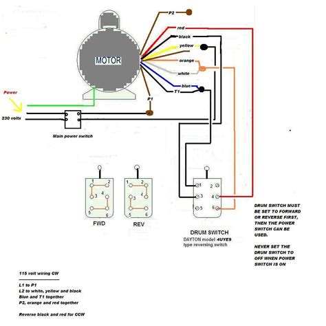 Dayton Electric Motors Wiring Diagrams