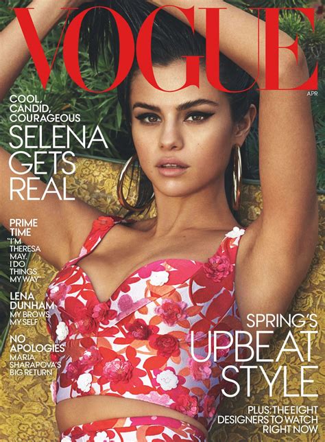 SELENA GOMEZ in Vogue Magazine, April 2017 – HawtCelebs