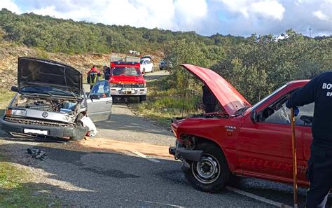 Choque Frontal A Envolver V Rias Viaturas Faz Tr S Feridos Em Bragan A