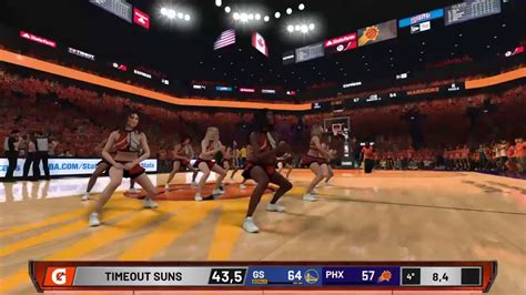 Nba 2k20 Playoff Suns Warriors Game 3 Iba 2k Youtube