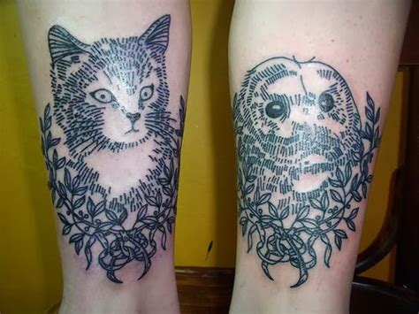 Free Amazing Styles Pussy Cat Tattoo Design Idea Images Pictures