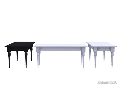 The Sims Resource Shabby Chic Dining Dining Table