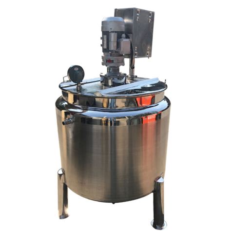 Stainless Steel Electric Heating Mixing Tank With Agitator L Liquid