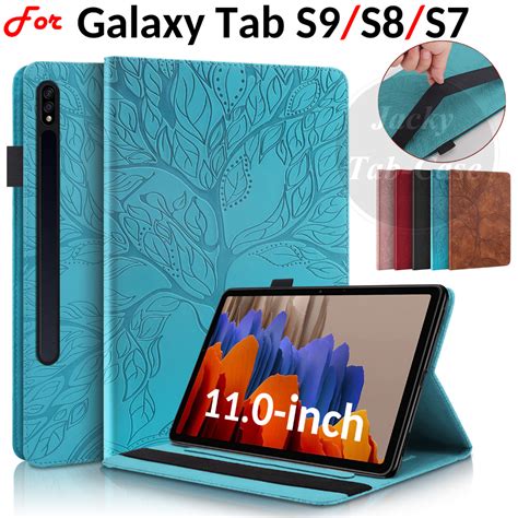 3d Bao Da Máy Tính Bảng Pu Nắp Lật Cho Samsung Galaxy Tab S9 S8 S7 11 0