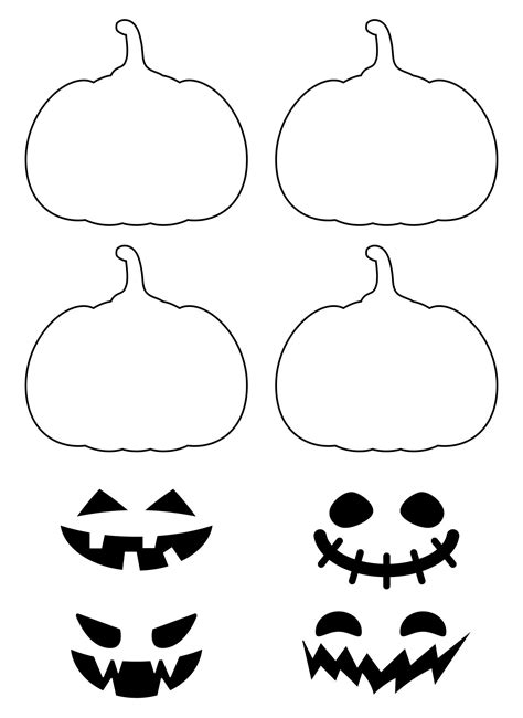 Pumpkin Cutouts 15 Free Pdf Printables Printablee