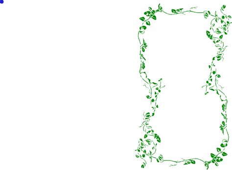 Green Ivy Vine Border Clip Art At Vector Clip Art Online