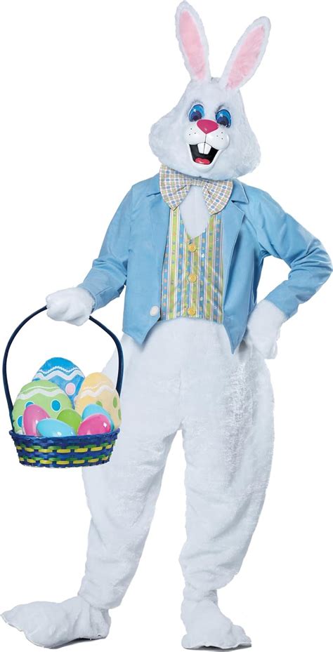 Adult Deluxe Easter Bunny Costume Chest Size Small Medium